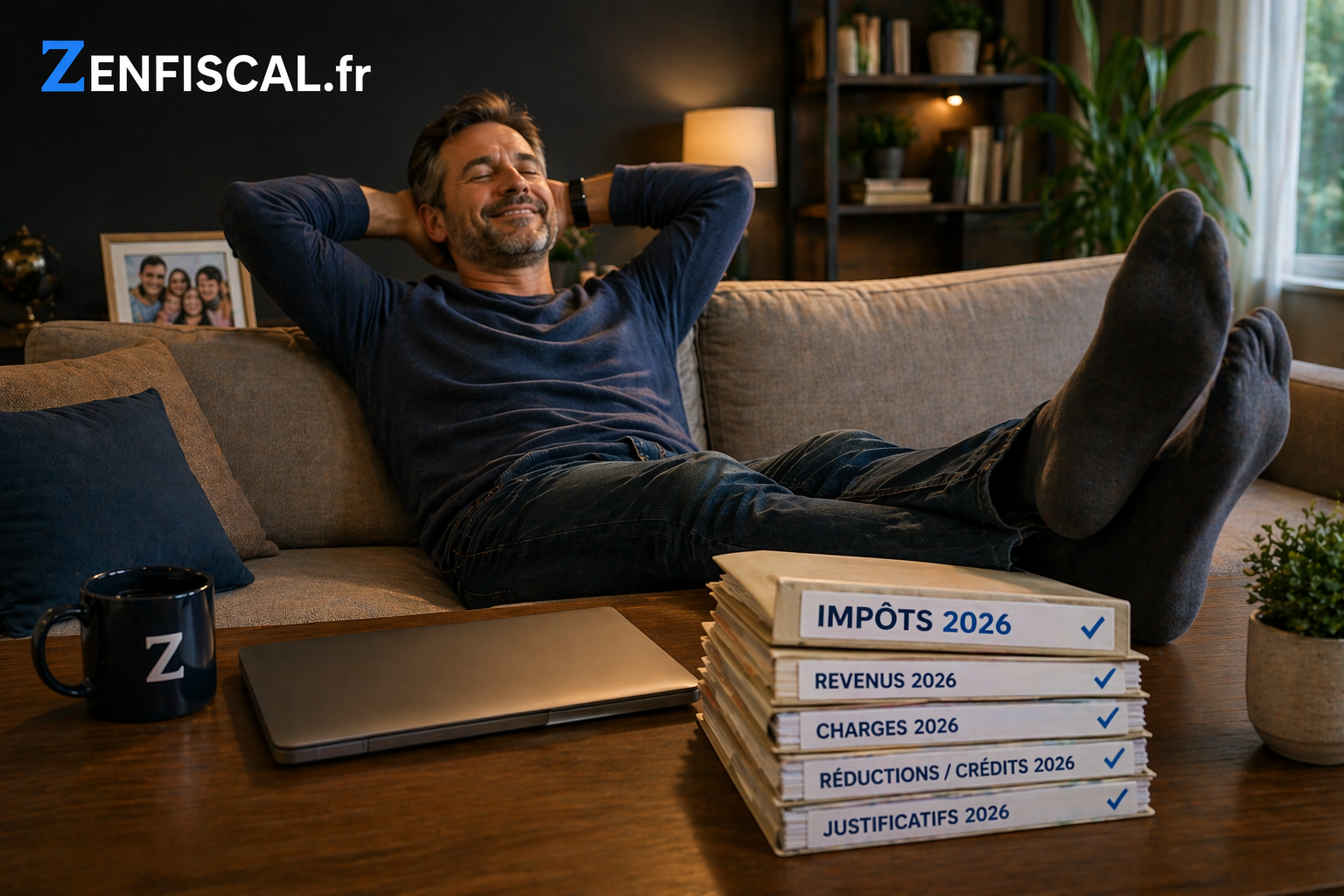 Calendrier fiscal 2026 — dossiers impôts, revenus, charges, crédits et justificatifs